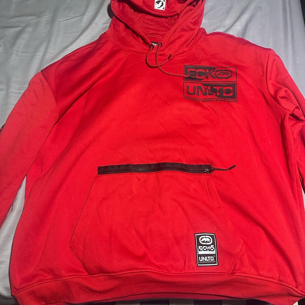 Ecko Unlimited Red Hoodie with Logo